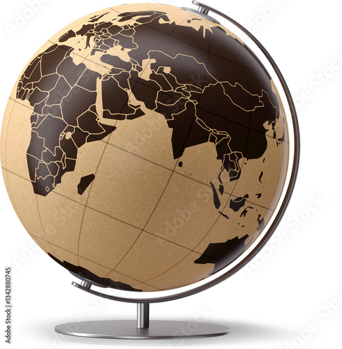 3D Greek style globe