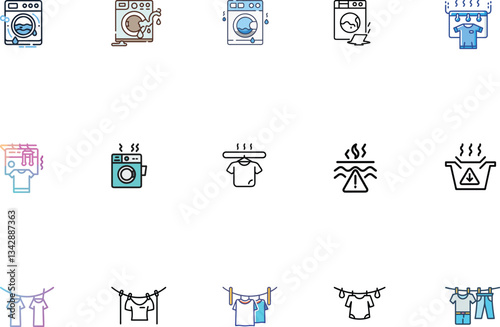 Landry Icon Pack Unique Laundry And Cleaning Icon.