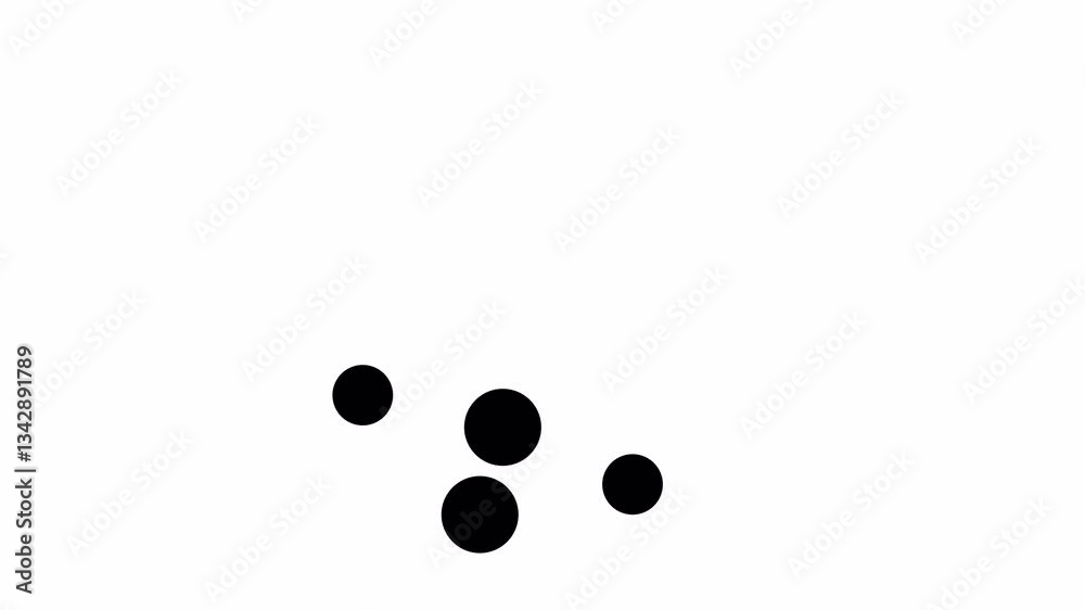 4 dot loading animation of rotating motion graphic alpha channel loop video design 4 dot loading animation of rotating motion graphic alpha channel loop video design