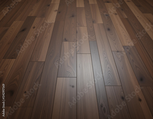 Dark Walnut Parquet Flooring - Rich & Luxurious