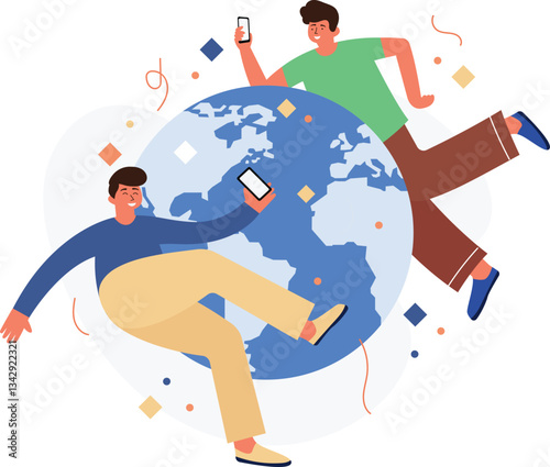 Global Communication With Phone