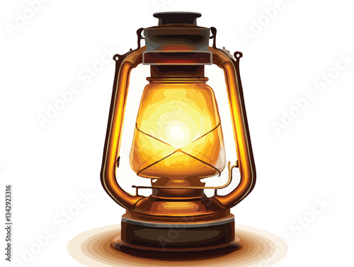 old oil lamp
