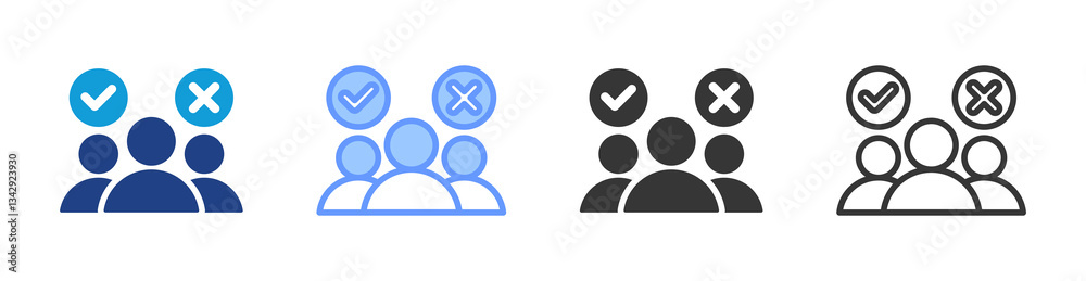 Partner Selection icon set multiple style collection Partner Selection icon set multiple style collection