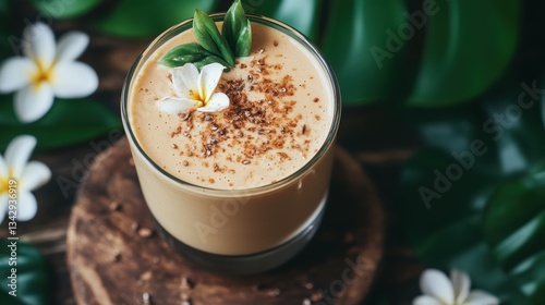 A creamy elixir, crafted from the bounty of nature is finest plants, offering a delightful alternative to dairy for those seeking a vegan lifestyle.