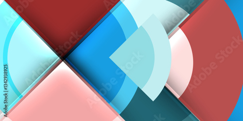 Target circle geometric abstract shapes. Vector Illustration For Wallpaper, Banner, Background, Card, Book Illustration, landing page