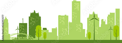 Urban Greening Illustration