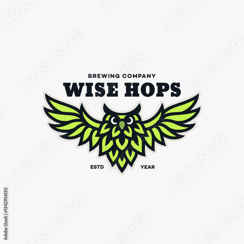 Hop owl logo