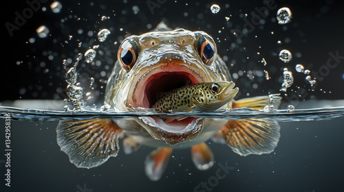 Bigger businesses swallow smaller businesses, like big fish eating small fish. Business competition is high, bigger businesses have more opportunities.