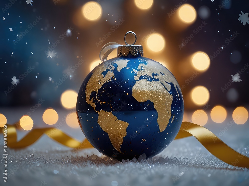 globe on a blue background, christmas globe on a blue background, christmas ball on a christmas tree, christmas ball on a white background