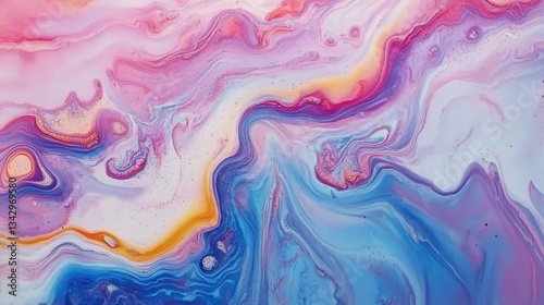 Wallpaper Mural Abstract Colorful Fluid Art with Vibrant Swirls and Textures Torontodigital.ca