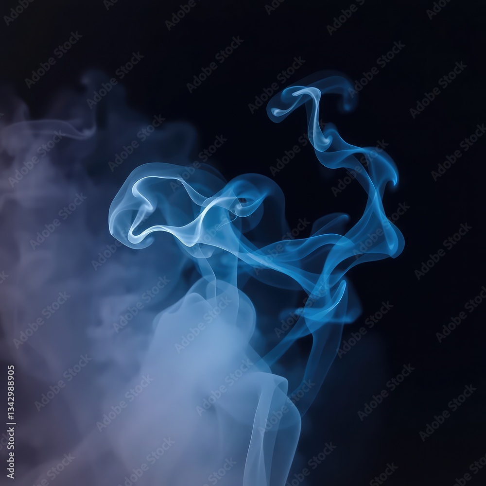 Fototapeta premium smoke on transparent background, smoke, abstract smoke background