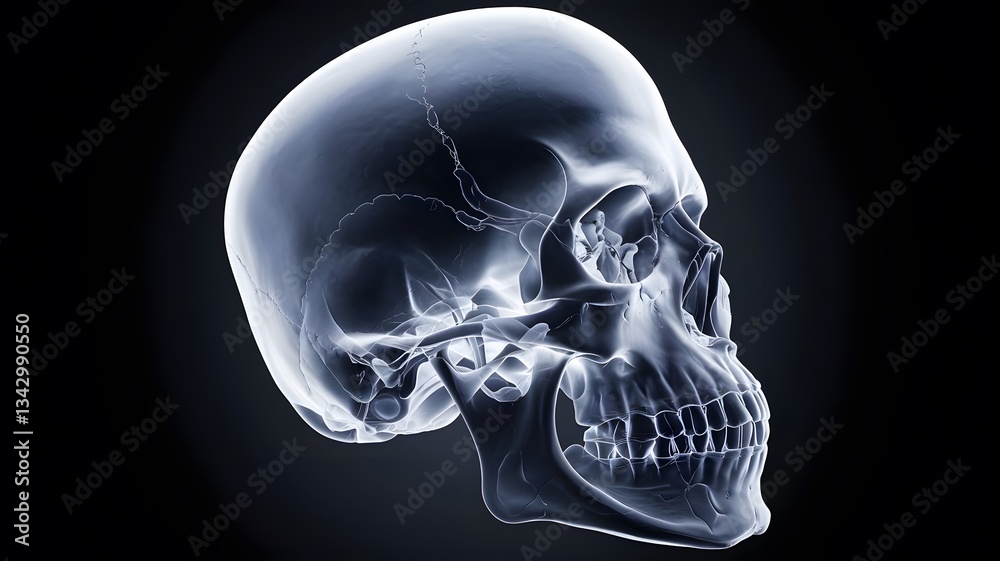x ray of human skull x ray of human skull