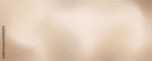 Background with beige gradient texture. Light nude color gradation. White and creamy brown neutral abstract backdrop. Neutral champagne elegant warm and soft bg.
