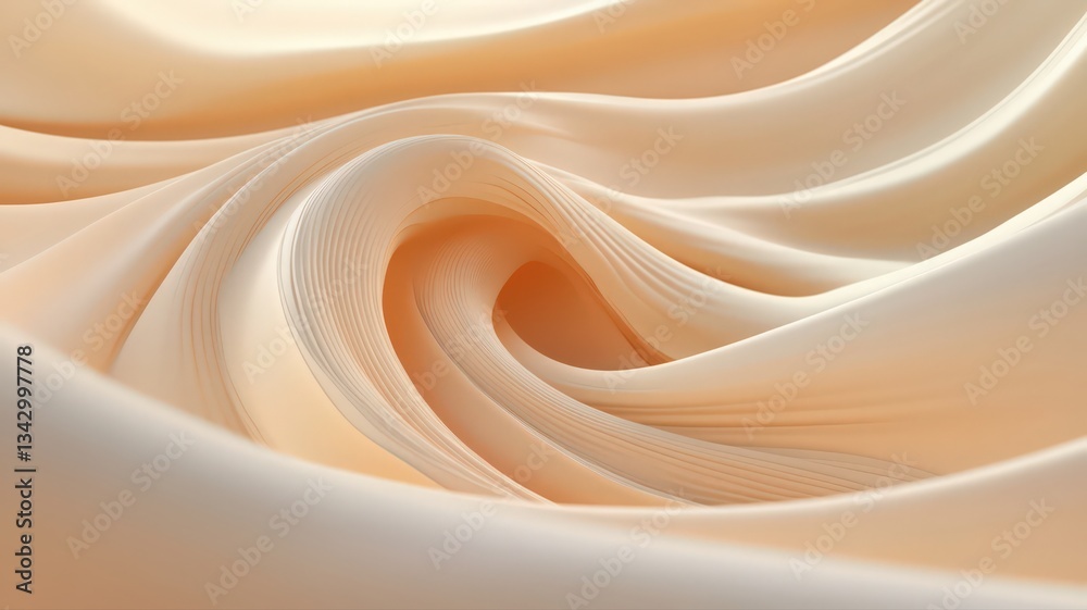 Abstract Swirling Peach Fabric Texture Abstract Swirling Peach Fabric Texture