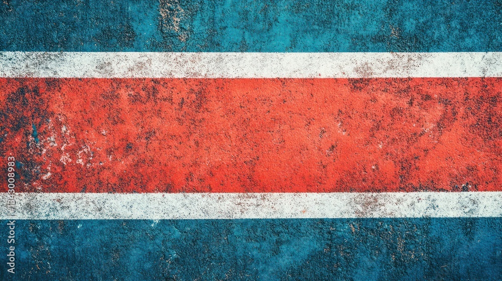 Grunge Costa Rican Flag: A Textured National Symbol Grunge Costa Rican Flag: A Textured National Symbol