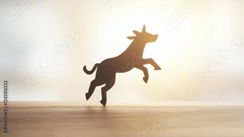 Unicorn silhouette: The sil...