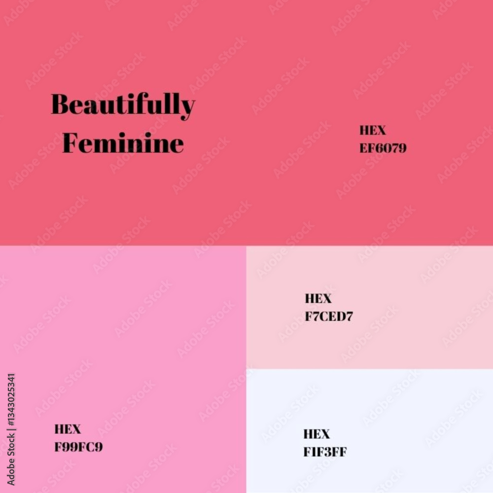 Elegant Essence: A Beautifully Feminine Color Palette Elegant Essence: A Beautifully Feminine Color Palette