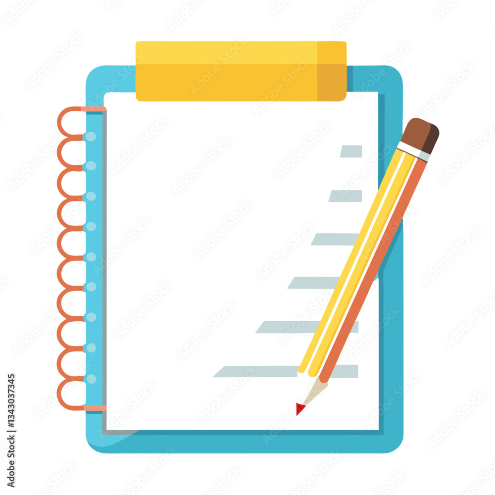 notepad and pencil notepad and pencil