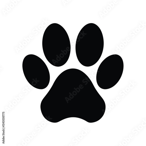 paw print vector illustration