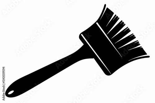 brush line art silhouette vector illustration