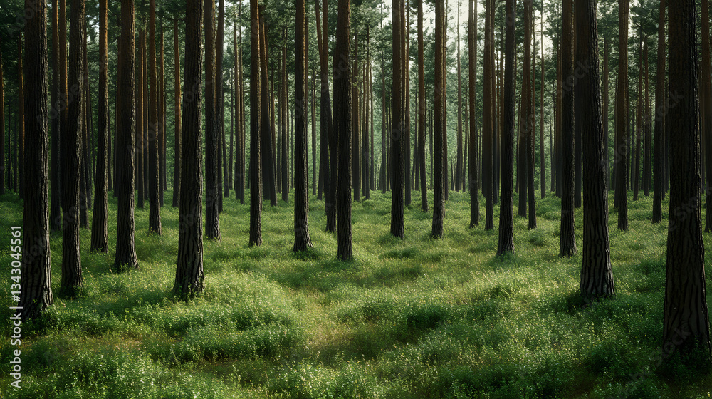 A lush forest filled with tall trees, serving as a scenic backdrop for family reunion activities and creating a peaceful outdoor environment. A lush forest filled with tall trees, serving as a scenic backdrop for family reunion activities and creating a peaceful outdoor environment.