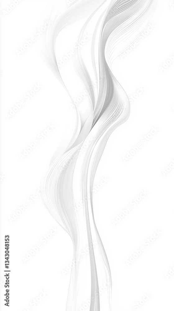 Abstract White Flowing Lines Background Abstract White Flowing Lines Background