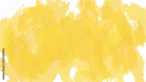 Obraz na płótnie Yellow watercolor background with copyspace for your design. vector. w salonie