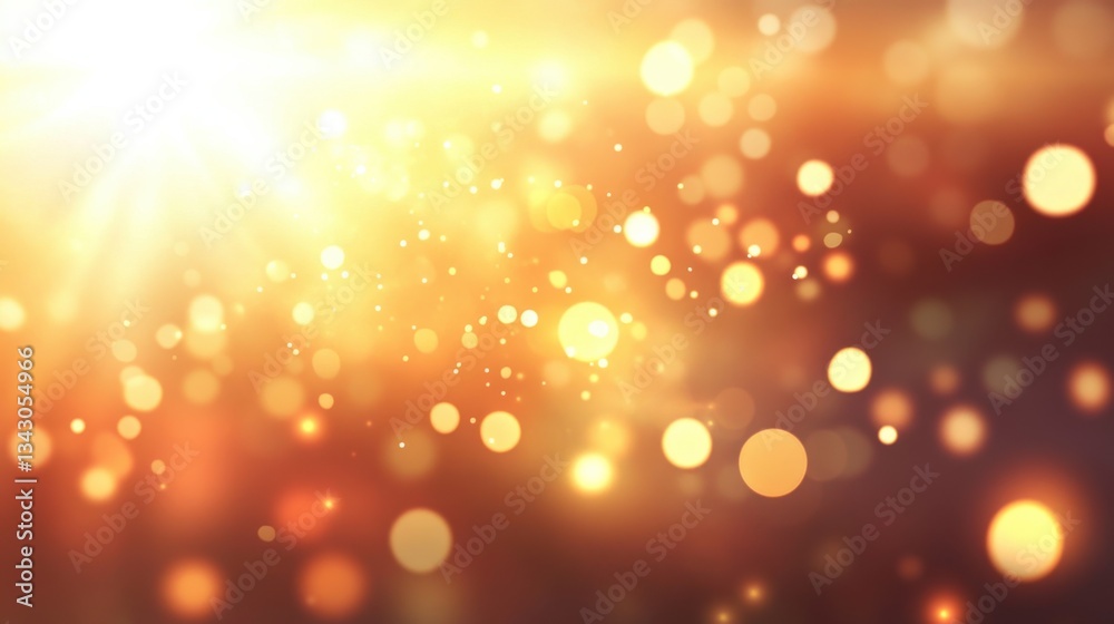 Bright Golden Bokeh Background with Soft Light and Warm Glow Bright Golden Bokeh Background with Soft Light and Warm Glow