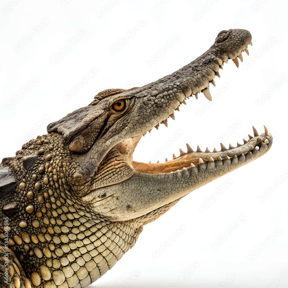 Obraz premium crocodile in the water