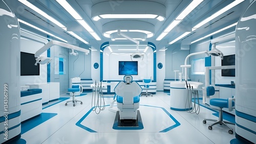  Futuristic Dental Surgery Clean and Sterile Equipment
