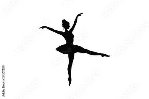 ballet dancer silhouette