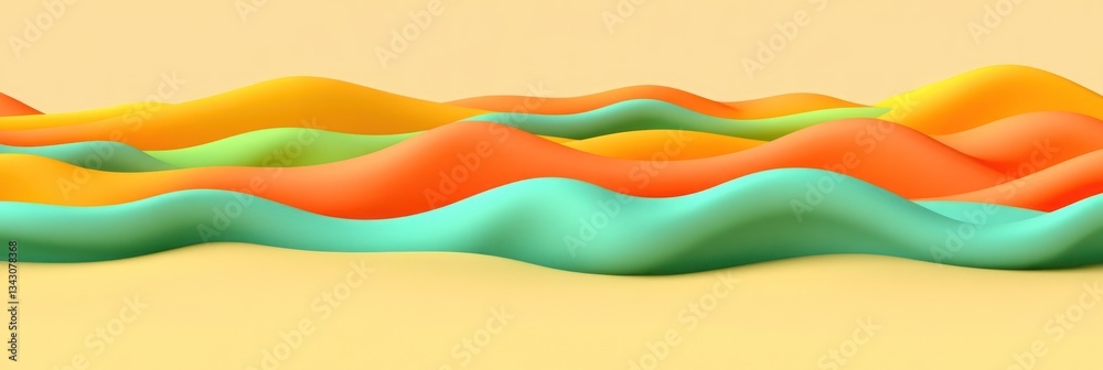 Abstract Colorful Liquid Waves Abstract Colorful Liquid Waves