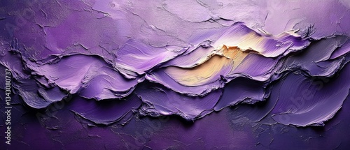 Wallpaper Mural Abstract Purple and Beige Impasto Painting Texture Torontodigital.ca