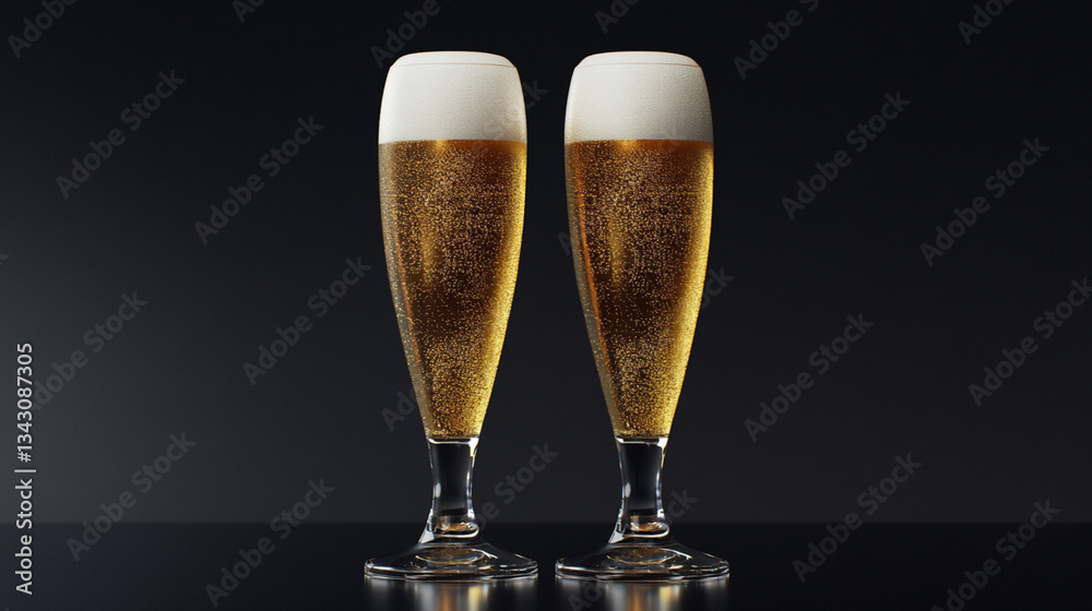 A toast with beer brings people together and strengthens bonds. A toast with beer brings people together and strengthens bonds.