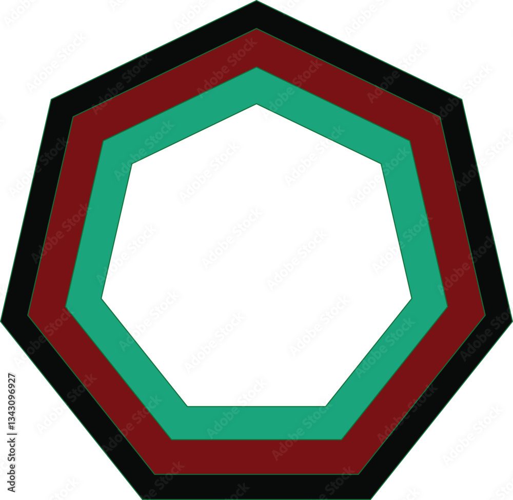 Polygonal abstract design