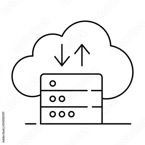 Data collection icon. vector illustration