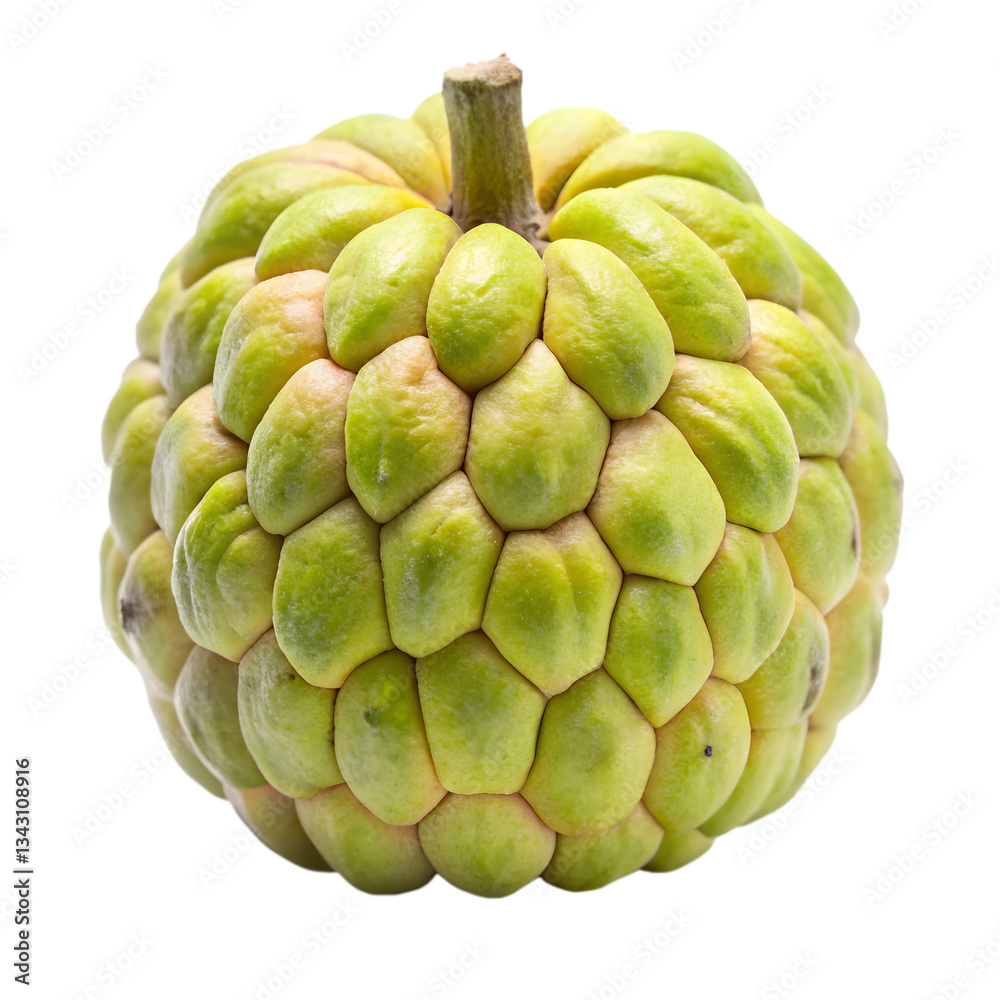Fototapeta premium Custard Apple fruit isolated on transparent background 