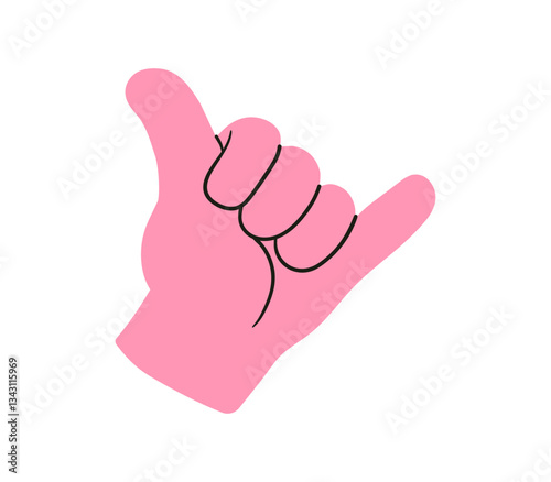 Hand, pointing, leaning, grasping, clenching, holding, different arm action, gesture symbol, different hand gestures, signs shown with palm and fingers isolated on background flat vector illustration.