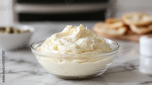 A smooth, creamy dip made with labneh yogurt and cream cheese, perfect for dipping pita bread, vegetables, or anything your heart desires.