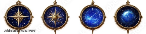 Celestial Compass Icons