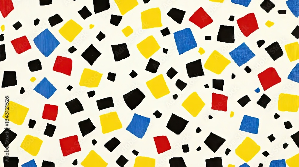 Colorful Abstract Square Pattern Colorful Abstract Square Pattern
