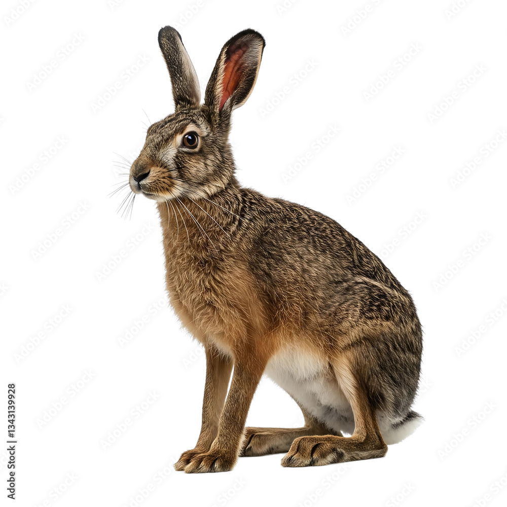 Obraz premium Animals photographed from different angles, animal theme or marketing campaign. High quality, realistic images with detailed textures, isolated on transparent background (PNG).