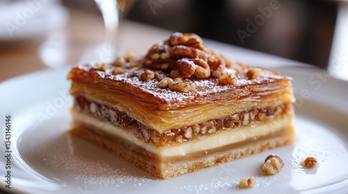 Wallpaper Mural A flaky masterpiece, layers of buttery pastry interlaced with golden threads of honey, adorned with a scattering of toasted nuts, a symphony of textures and flavors that danced on the palate. Torontodigital.ca