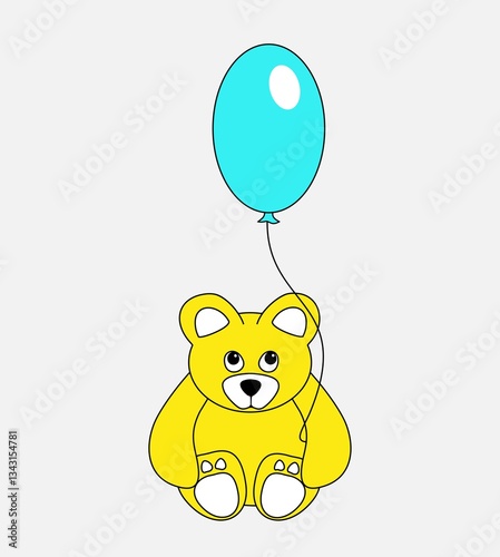 Foto Teddy bear illustration