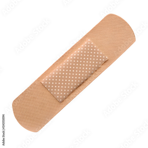 adhesive bandage on white background