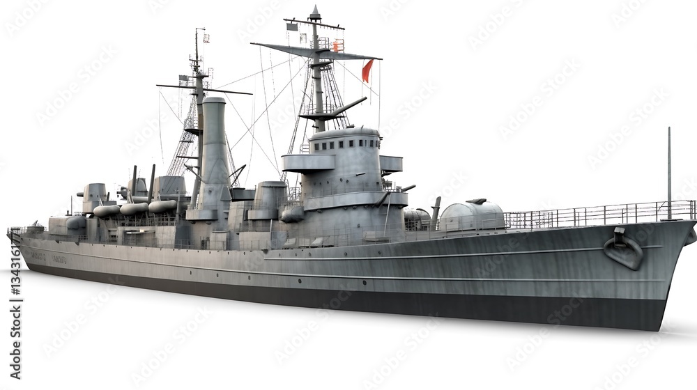 Naval Power: A meticulously detailed warship stands proud against the backdrop of open water, embodying strength and maritime heritage. Naval Power: A meticulously detailed warship stands proud against the backdrop of open water, embodying strength and maritime heritage.