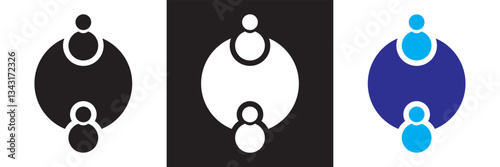 High employee turnover icon .  Vector illustration. isolated on white and black background. EPS 10