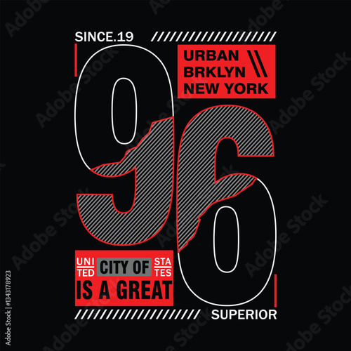urban 96 new york brooklyn superior city of is a great typography