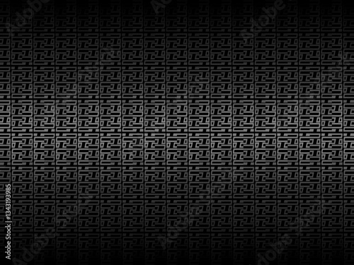 Black metal texture steel background. Perforated metal sheet. Black carbon fiber texture.