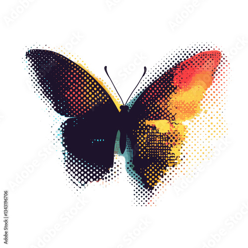 Dot Display Graphics butterfly illustration art invertebrate vector